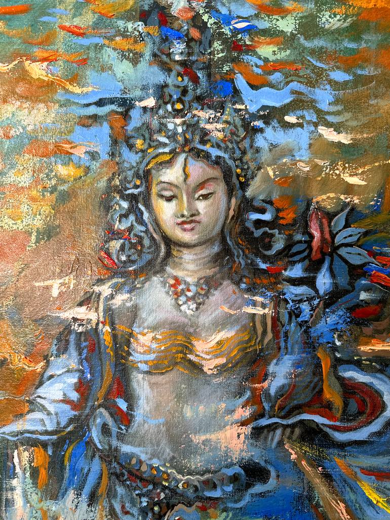 Original Conceptual Women Painting by Yuvak Tuladhar