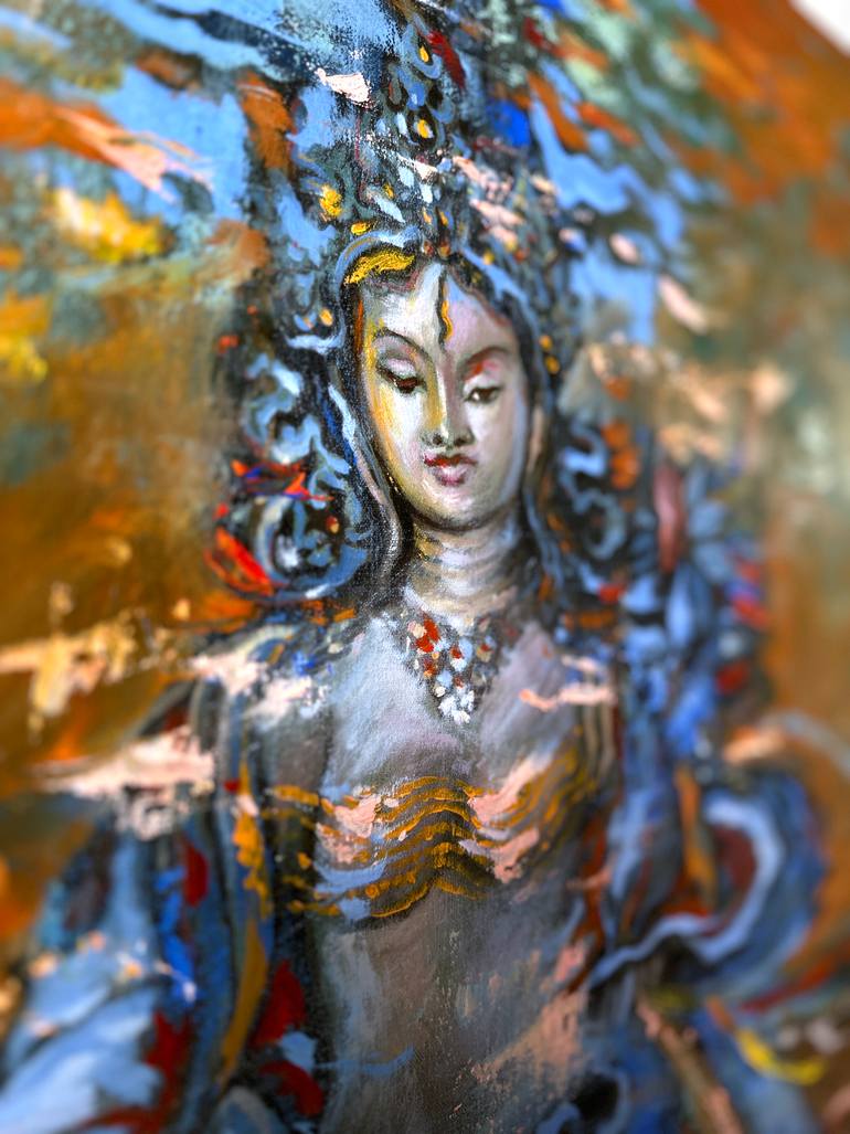 Original Conceptual Women Painting by Yuvak Tuladhar