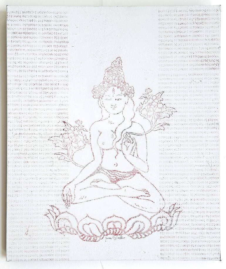 Original Conceptual Women Painting by Yuvak Tuladhar