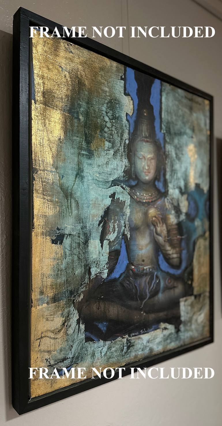 Original Conceptual Religion Painting by Yuvak Tuladhar