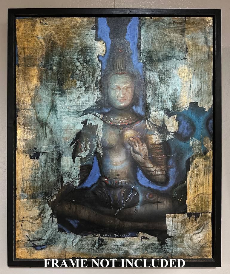 Original Conceptual Religion Painting by Yuvak Tuladhar