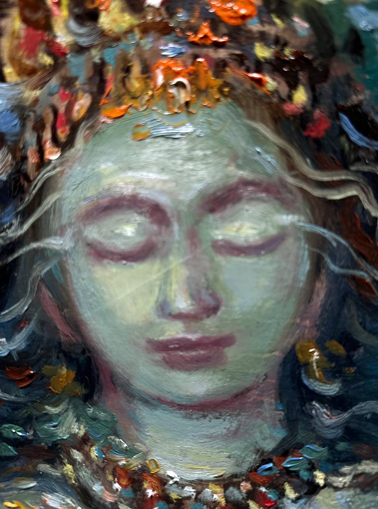 Original Conceptual Women Painting by Yuvak Tuladhar