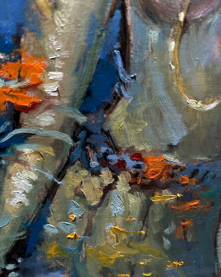 Original Conceptual Women Painting by Yuvak Tuladhar