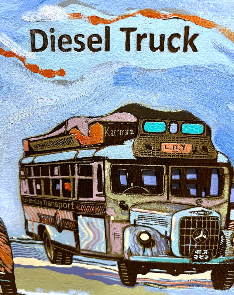 Original Contemporary Car Painting by Yuvak Tuladhar
