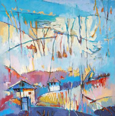 Original Expressionism Landscape Paintings by Haya Vajra
