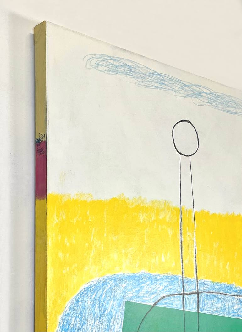 Original Abstract Expressionism Abstract Painting by Joejene C Santos