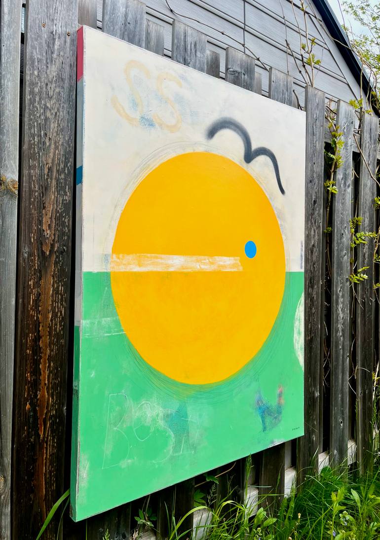 Original Abstract Expressionism Abstract Painting by Joejene C Santos