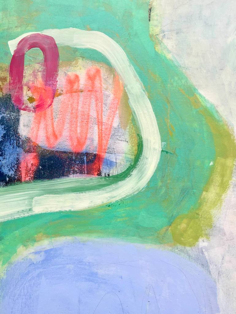 Original Abstract Expressionism Abstract Painting by Joejene C Santos