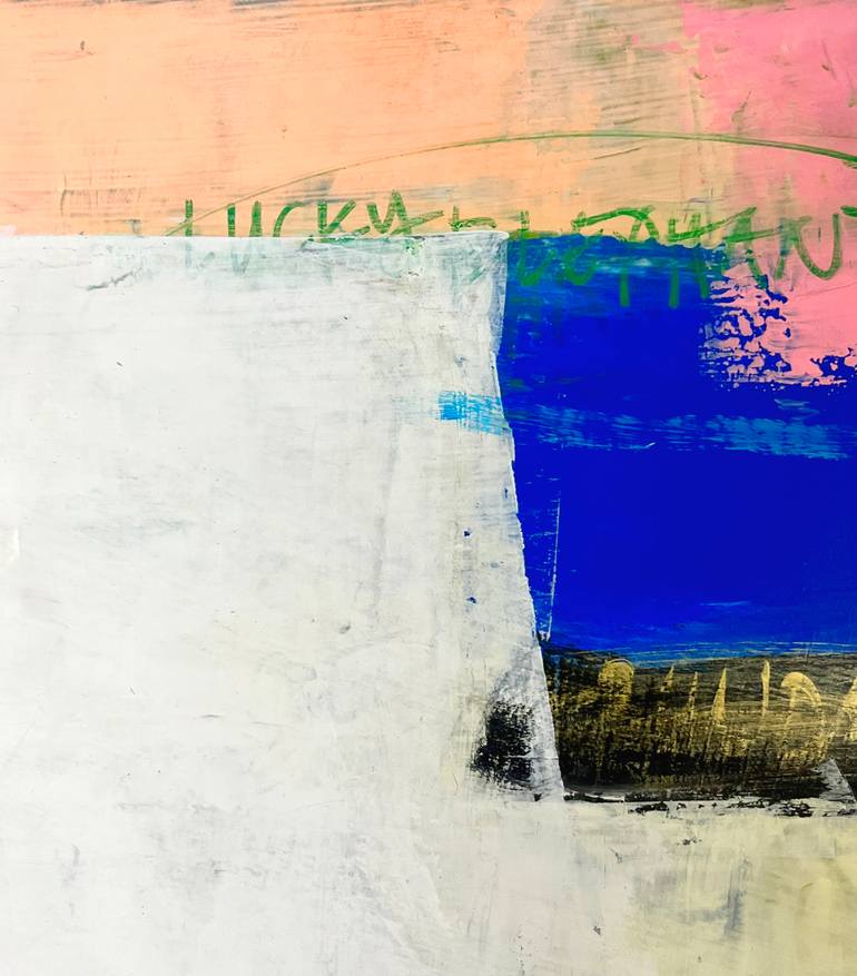 Original Abstract Expressionism Abstract Painting by Joejene C Santos
