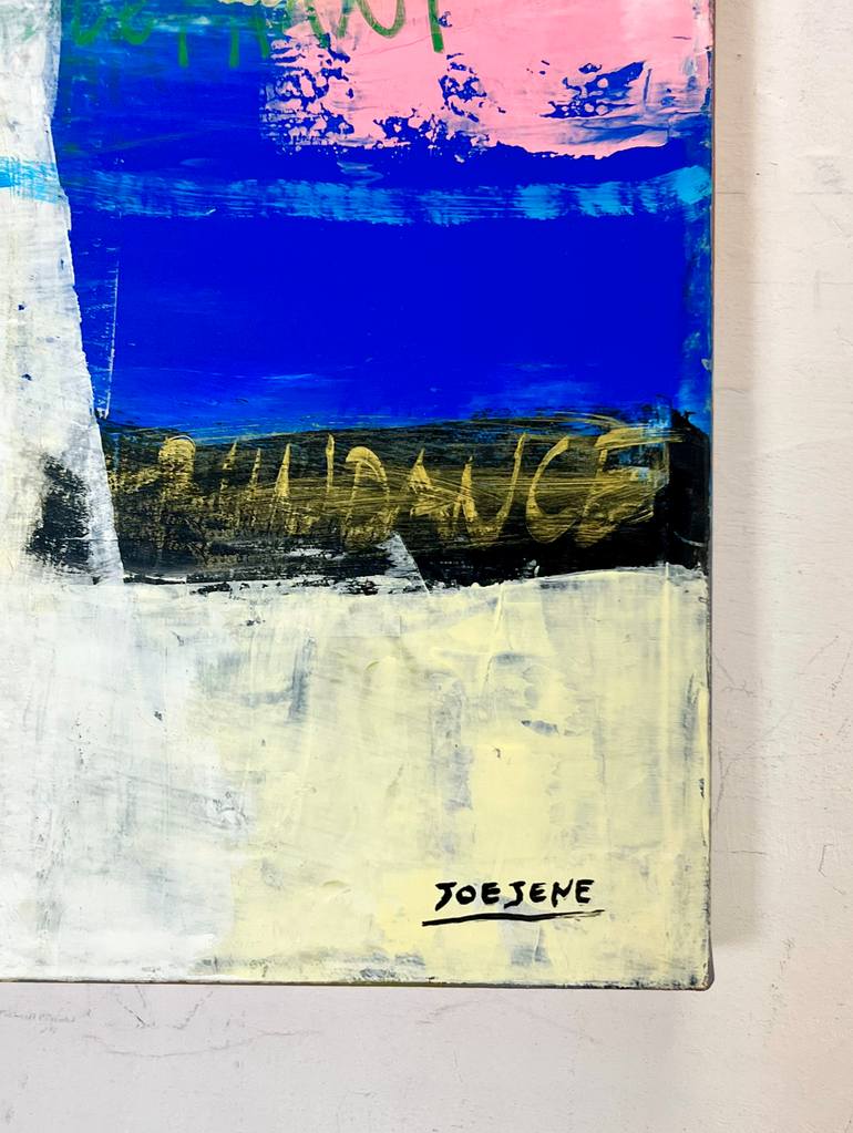 Original Abstract Expressionism Abstract Painting by Joejene C Santos