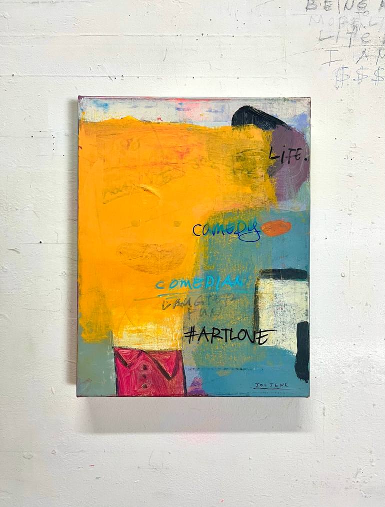 Original Abstract Expressionism Abstract Painting by Joejene C Santos