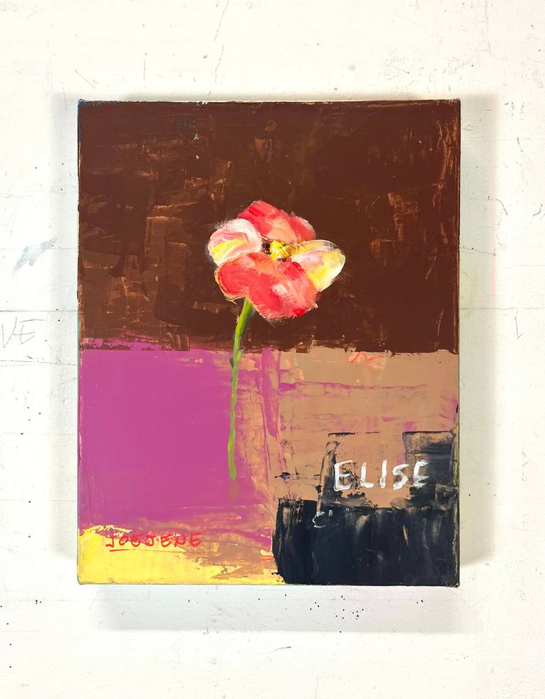 Original Abstract Expressionism Abstract Painting by Joejene C Santos
