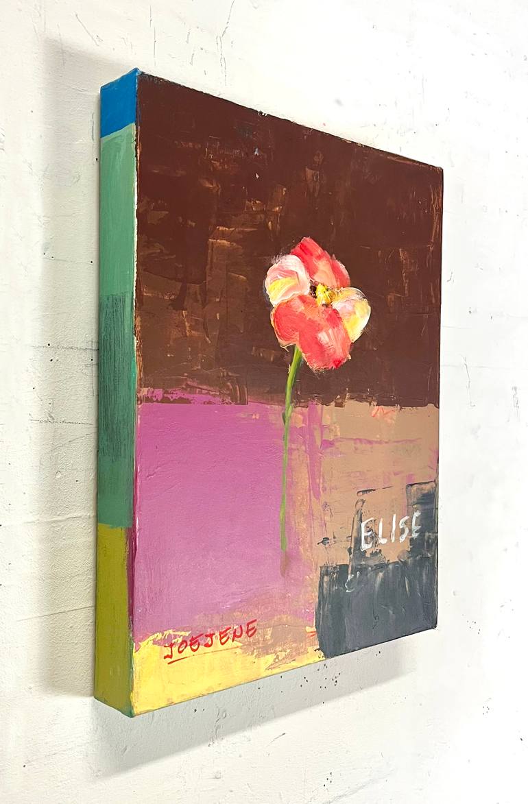 Original Abstract Expressionism Abstract Painting by Joejene C Santos