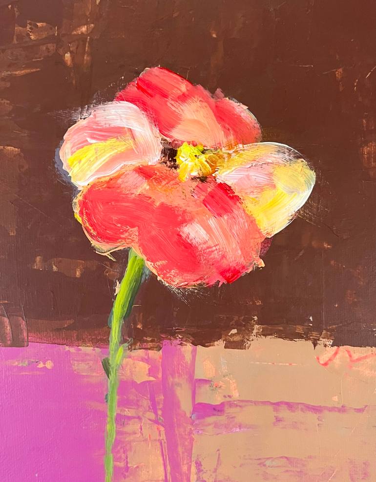 Original Abstract Expressionism Abstract Painting by Joejene C Santos