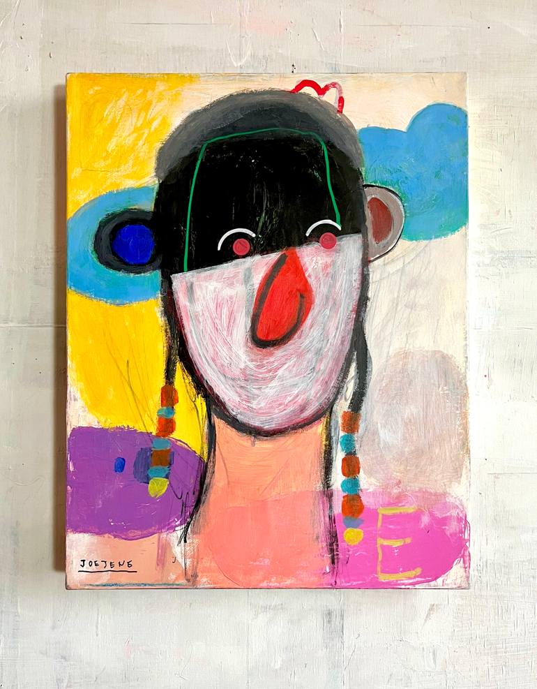 Original Abstract Expressionism Abstract Painting by Joejene C Santos