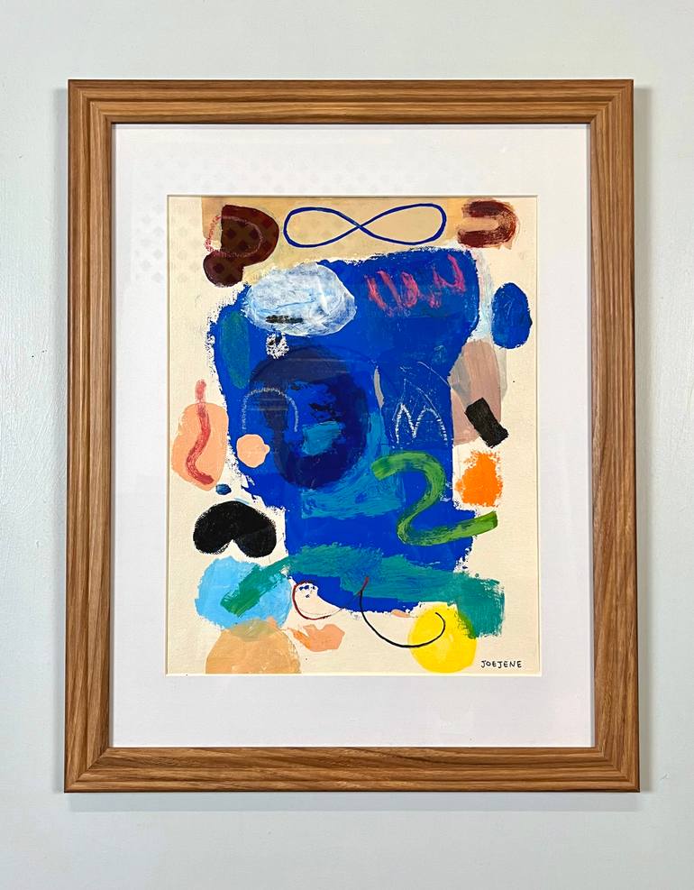 Original Abstract Expressionism Abstract Painting by Joejene C Santos