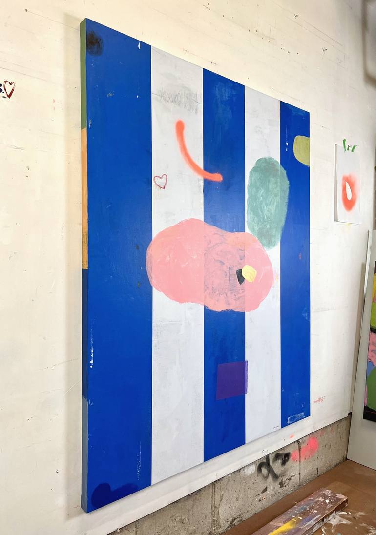 Original Abstract Expressionism Abstract Painting by Joejene C Santos