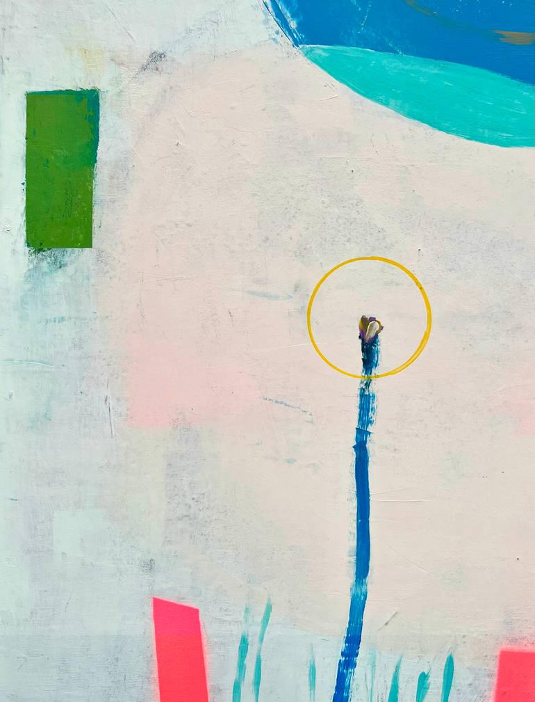 Original Abstract Expressionism Abstract Painting by Joejene C Santos