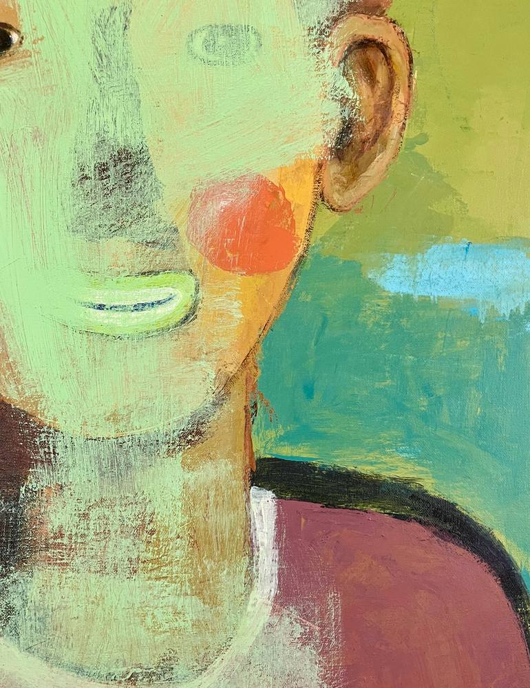 Original Abstract People Painting by Joejene C Santos