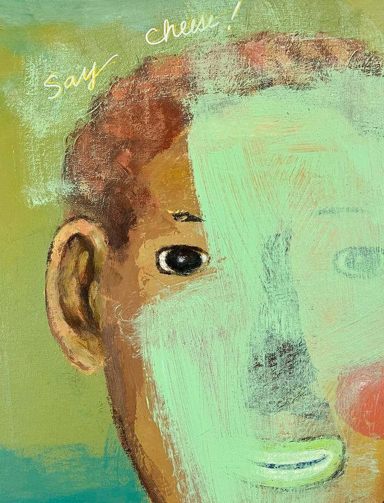 Original Abstract People Painting by Joejene C Santos