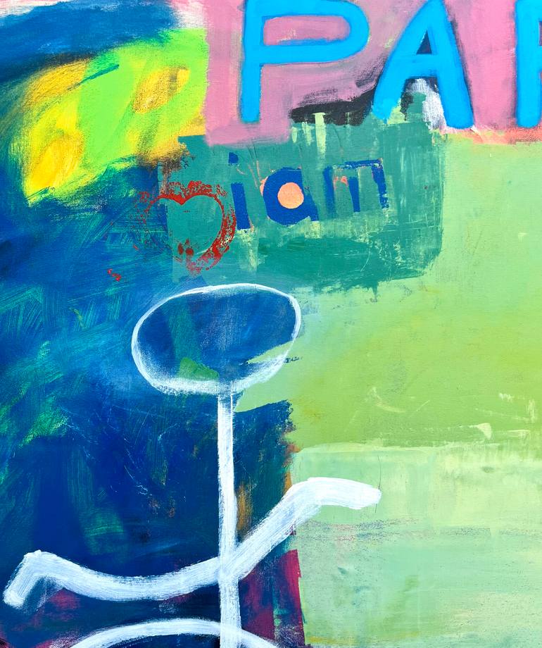 Original Abstract People Painting by Joejene C Santos