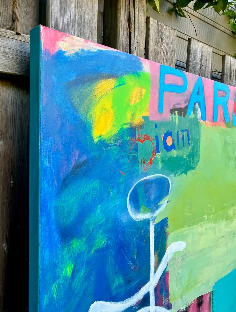 Original Abstract People Painting by Joejene C Santos