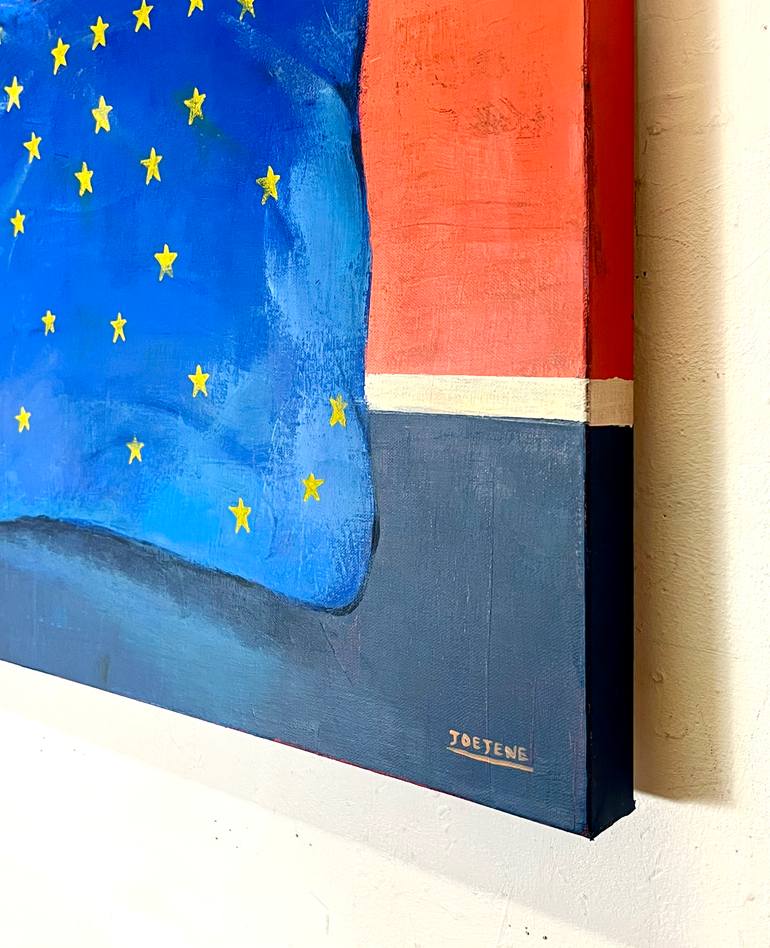 Original Abstract Expressionism Abstract Painting by Joejene C Santos