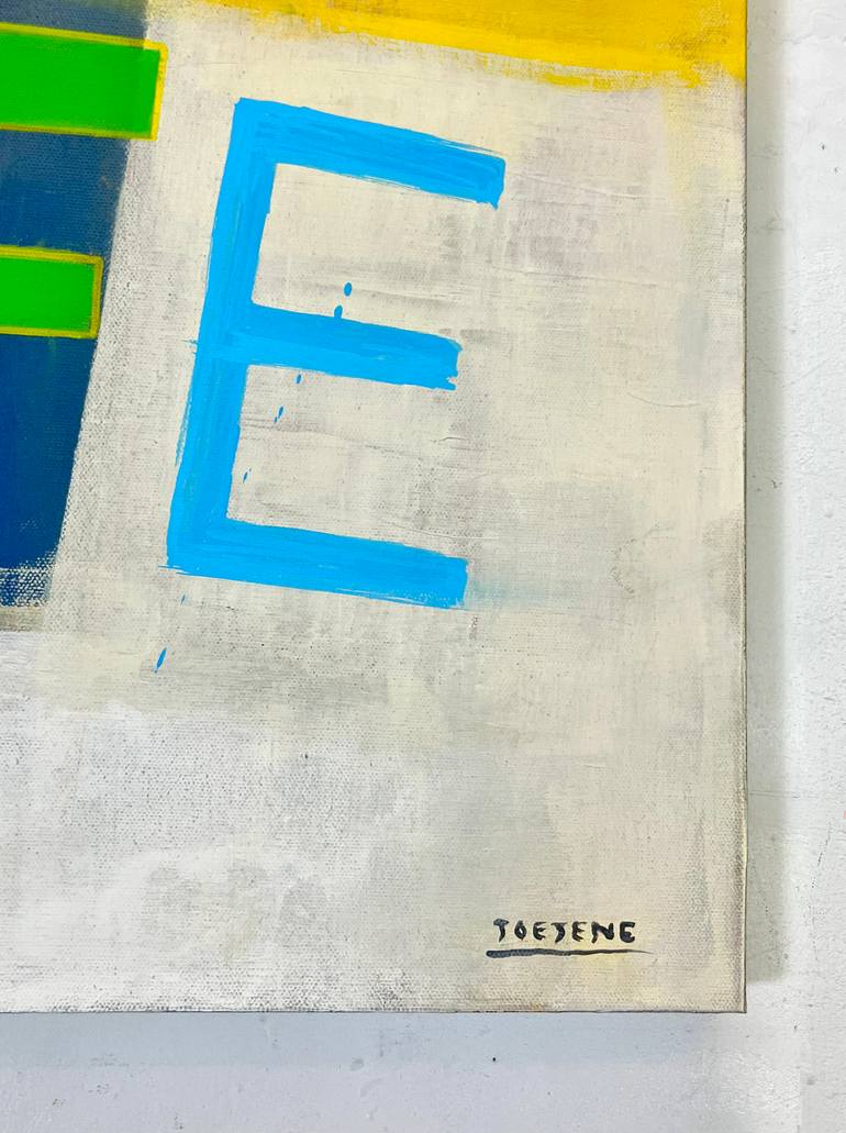 Original Abstract Expressionism Abstract Painting by Joejene C Santos