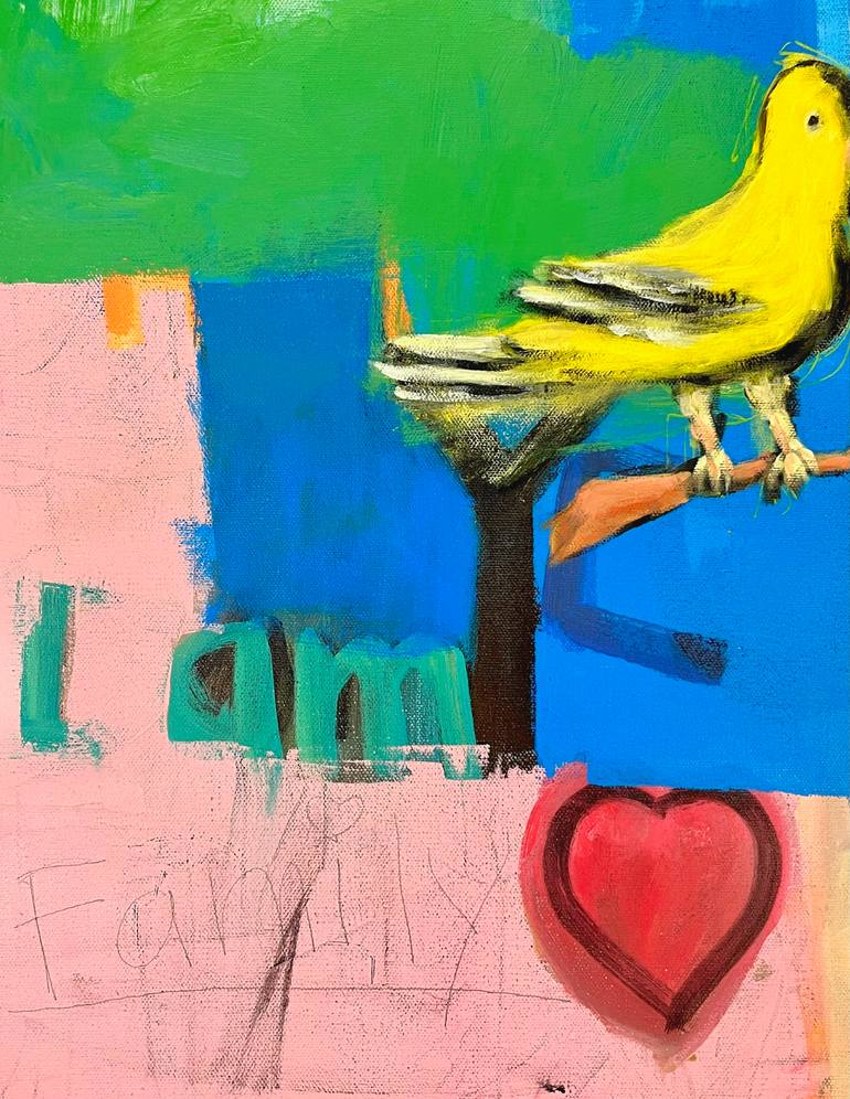Original Abstract Expressionism Abstract Painting by Joejene C Santos