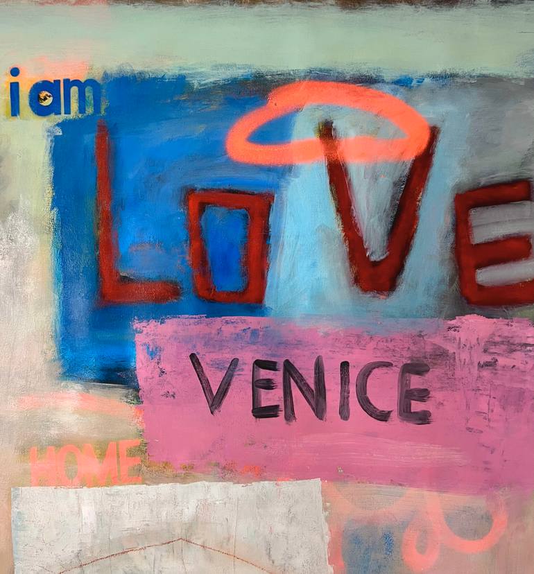 Original Abstract Expressionism Abstract Painting by Joejene C Santos