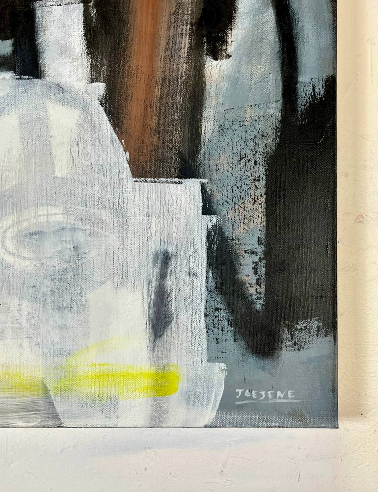 Original Abstract Expressionism Abstract Painting by Joejene C Santos