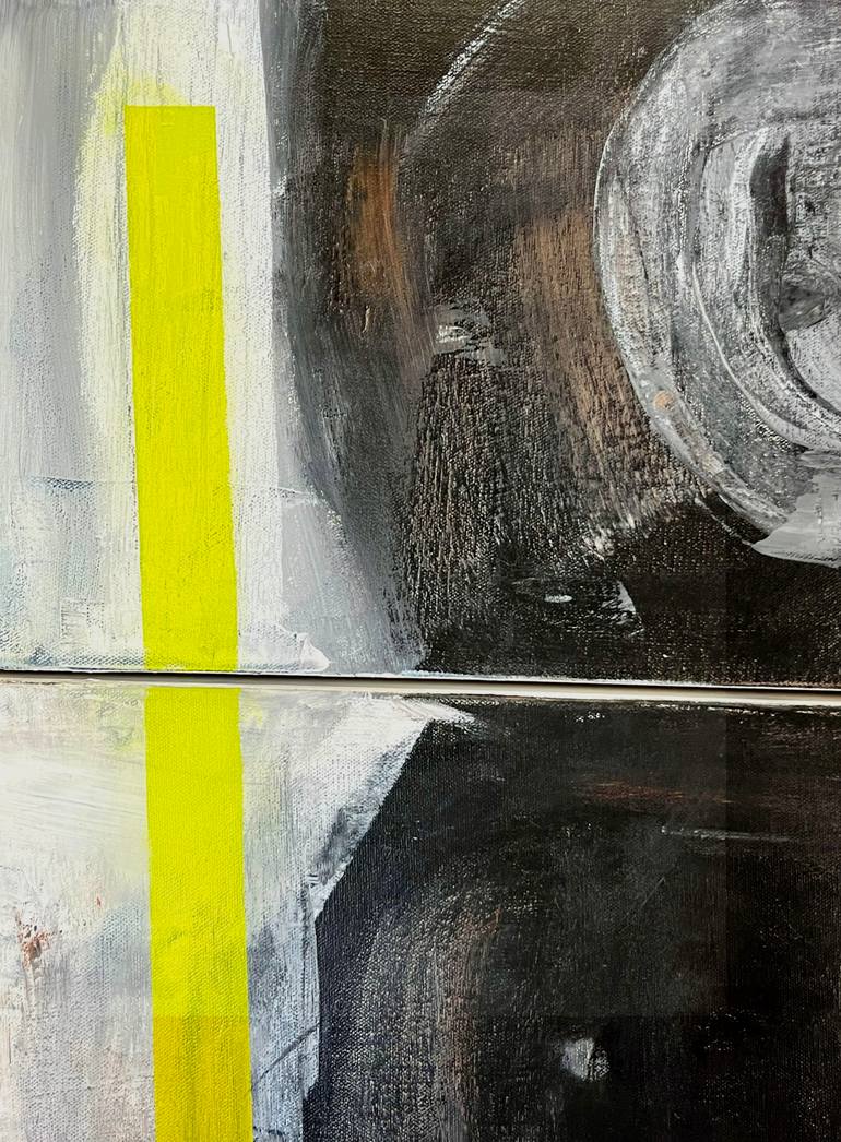 Original Abstract Expressionism Abstract Painting by Joejene C Santos