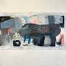 Full image on studio wall.