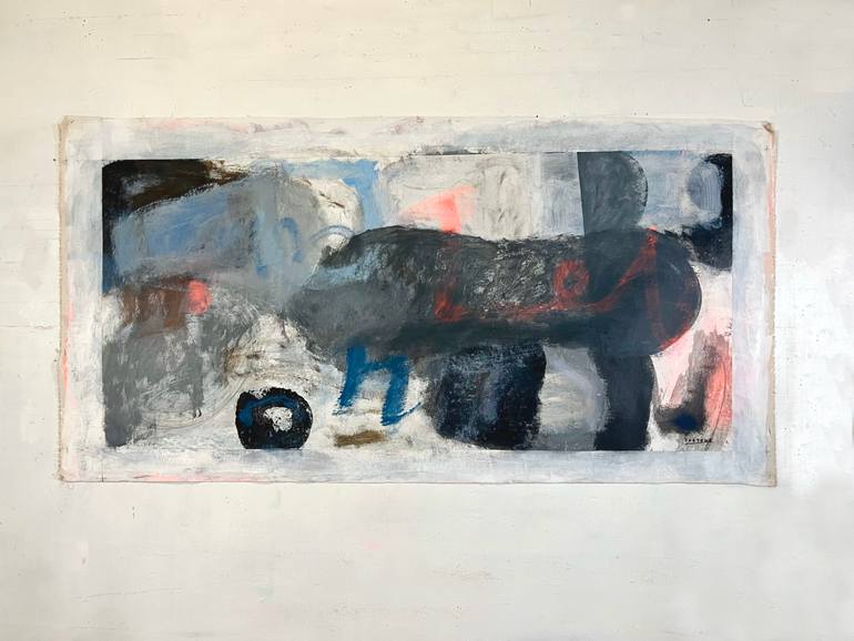 Original Abstract Expressionism Abstract Painting by Joejene C Santos