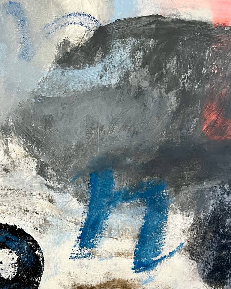 Original Abstract Expressionism Abstract Painting by Joejene C Santos