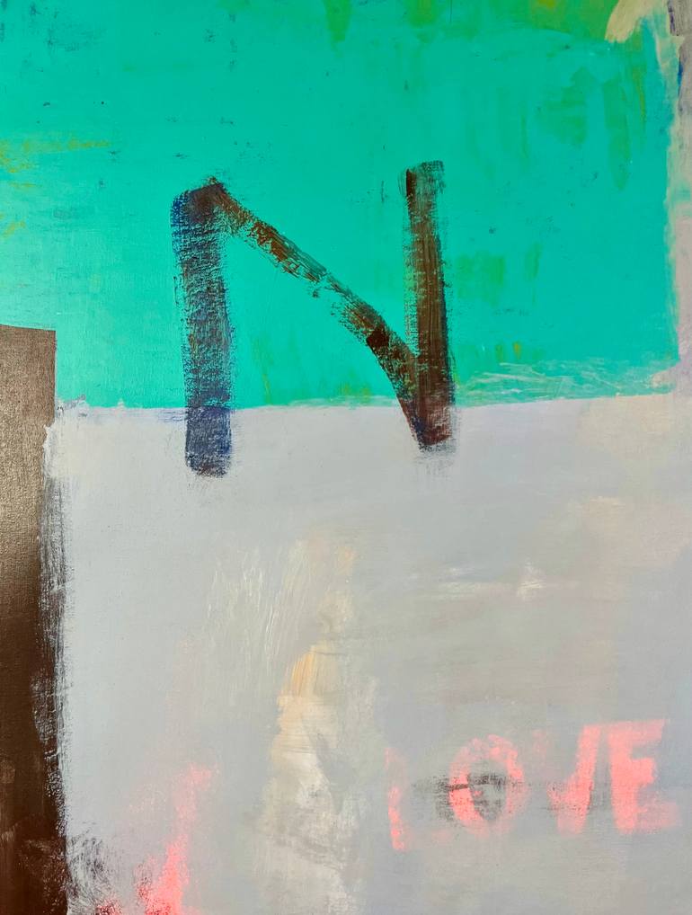 Original Abstract Expressionism Abstract Painting by Joejene C Santos