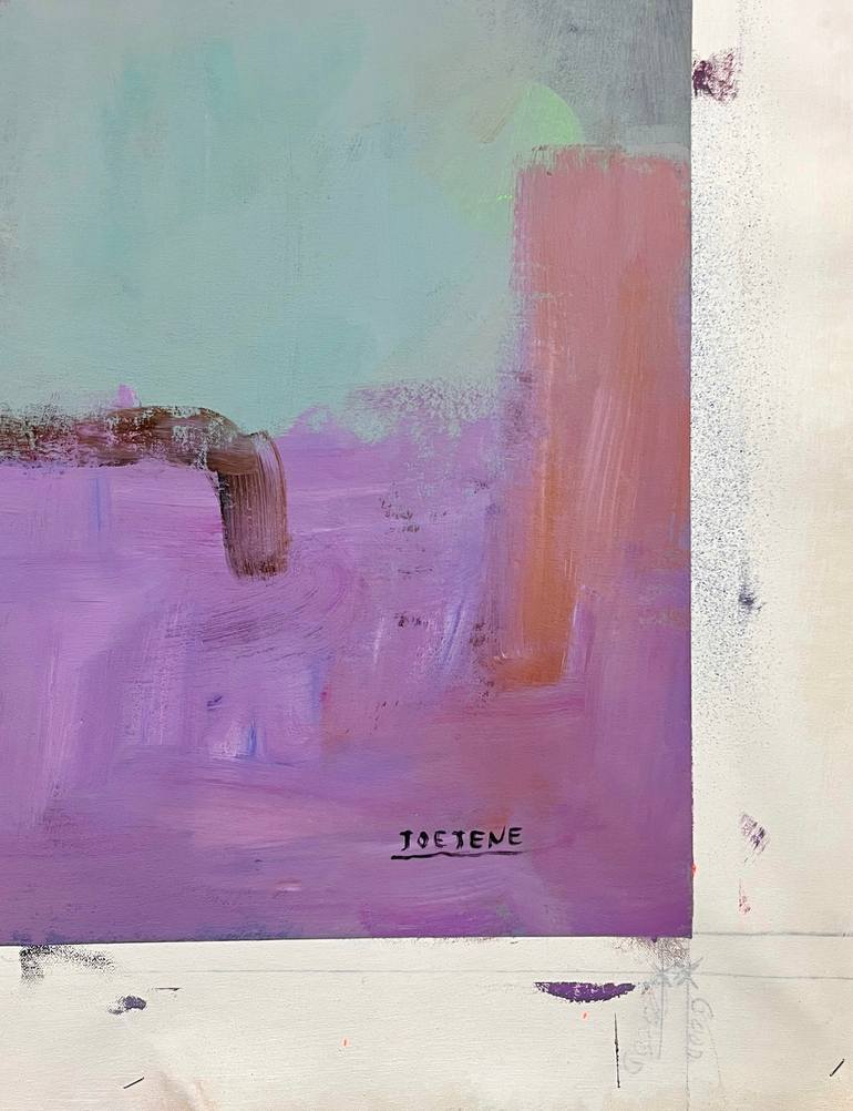 Original Abstract Expressionism Abstract Painting by Joejene C Santos