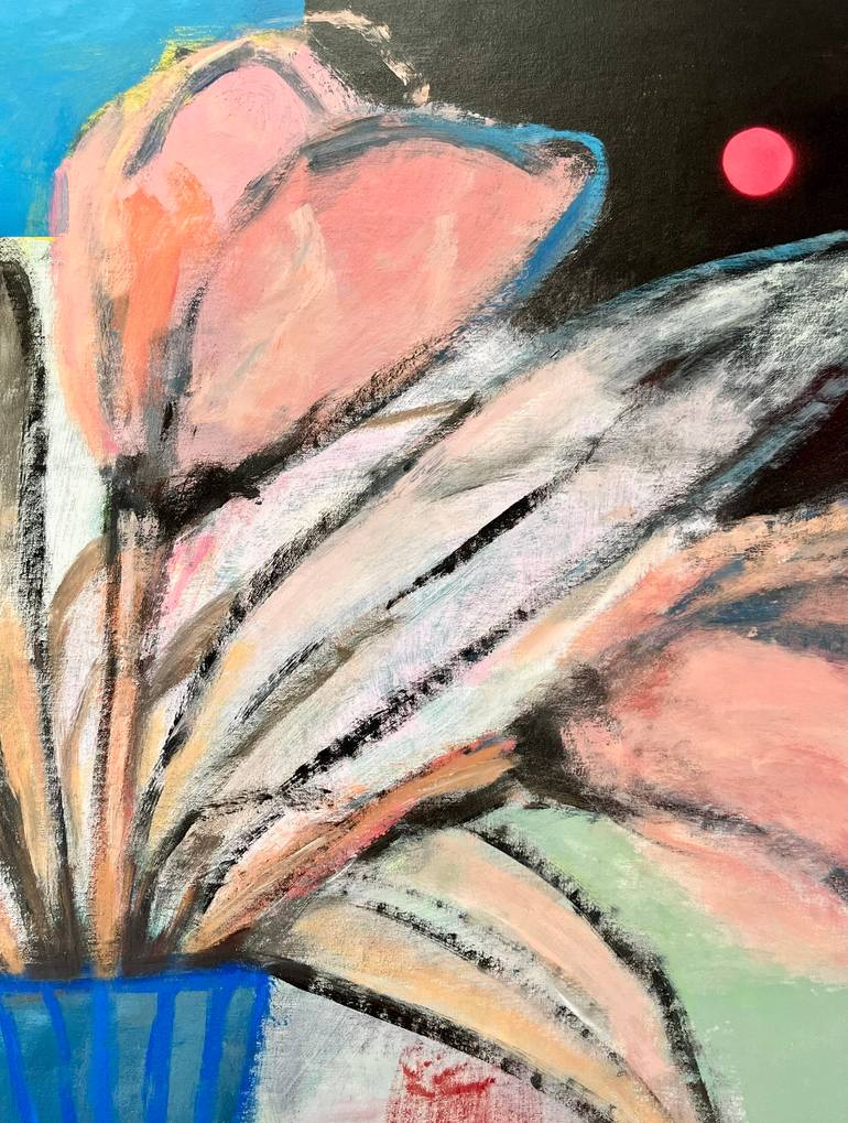 Original Abstract Expressionism Abstract Painting by Joejene C Santos