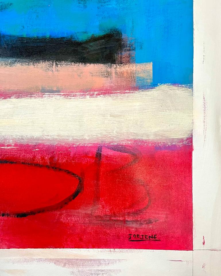 Original Abstract Expressionism Abstract Painting by Joejene C Santos