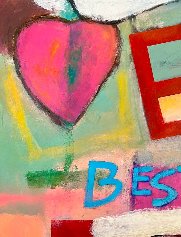 Original Abstract Expressionism Abstract Painting by Joejene C Santos