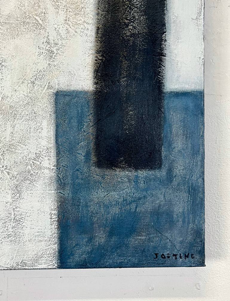 Original Abstract Geometric Painting by Joejene C Santos