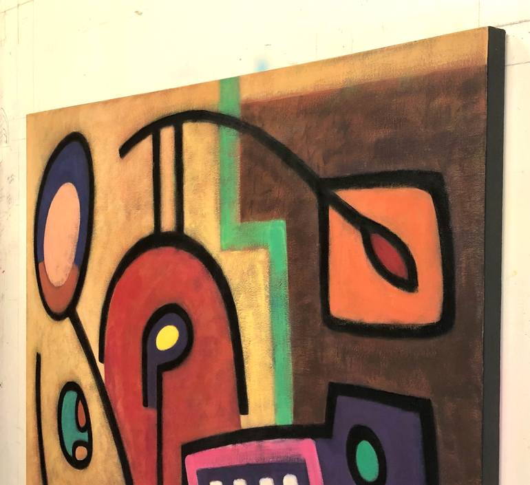 Original Abstract Love Painting by Joejene C Santos