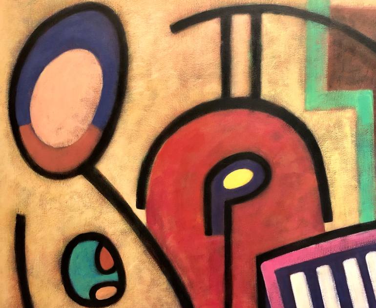 Original Abstract Love Painting by Joejene C Santos