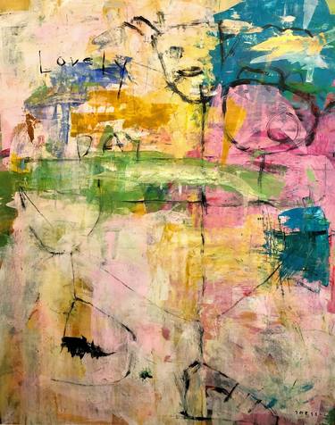 Original Abstract Expressionism Abstract Paintings by Joejene C Santos