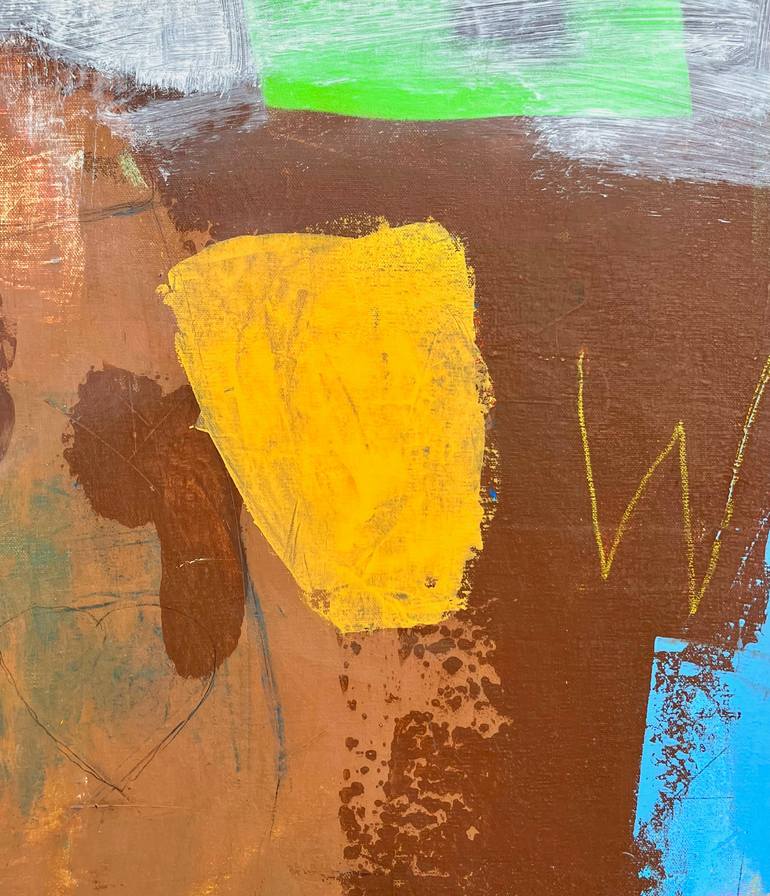 Original Abstract Expressionism Abstract Painting by Joejene C Santos