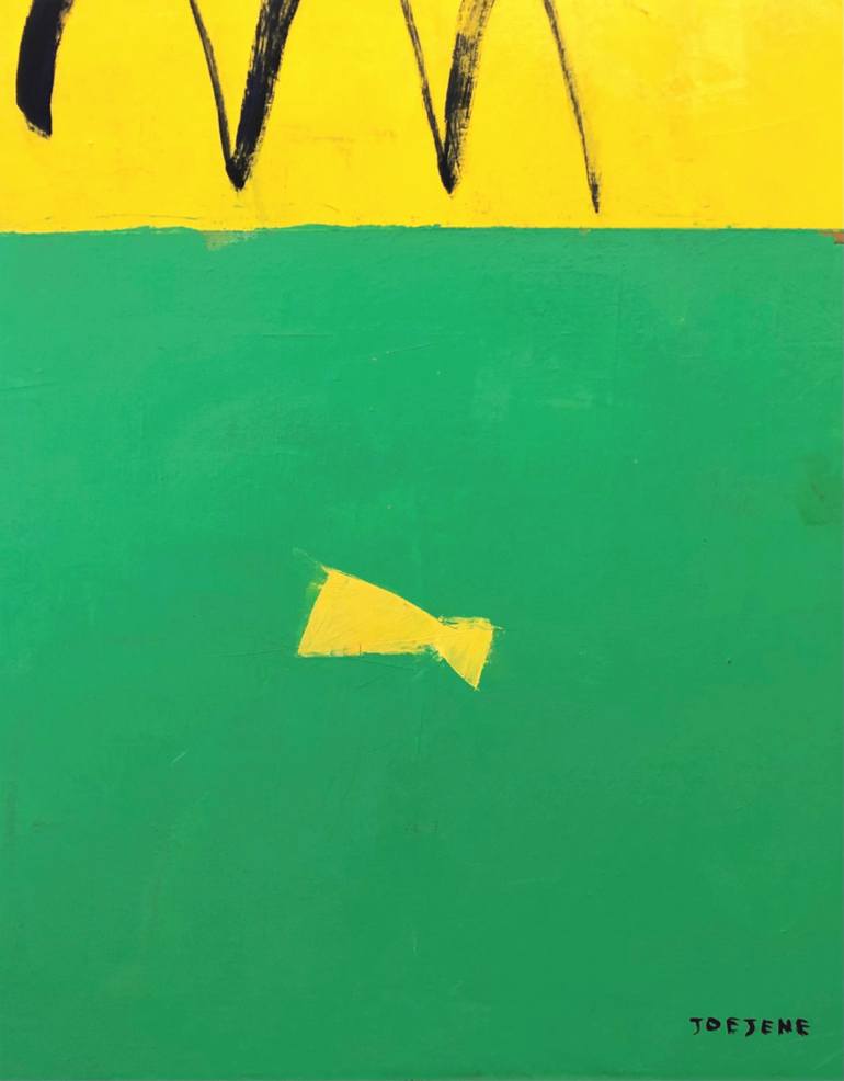 Original Abstract Expressionism Abstract Painting by Joejene C Santos