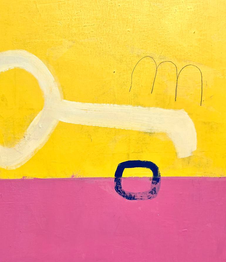 Original Abstract Expressionism Abstract Painting by Joejene C Santos