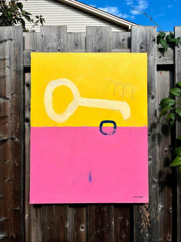 Original Abstract Expressionism Abstract Painting by Joejene C Santos