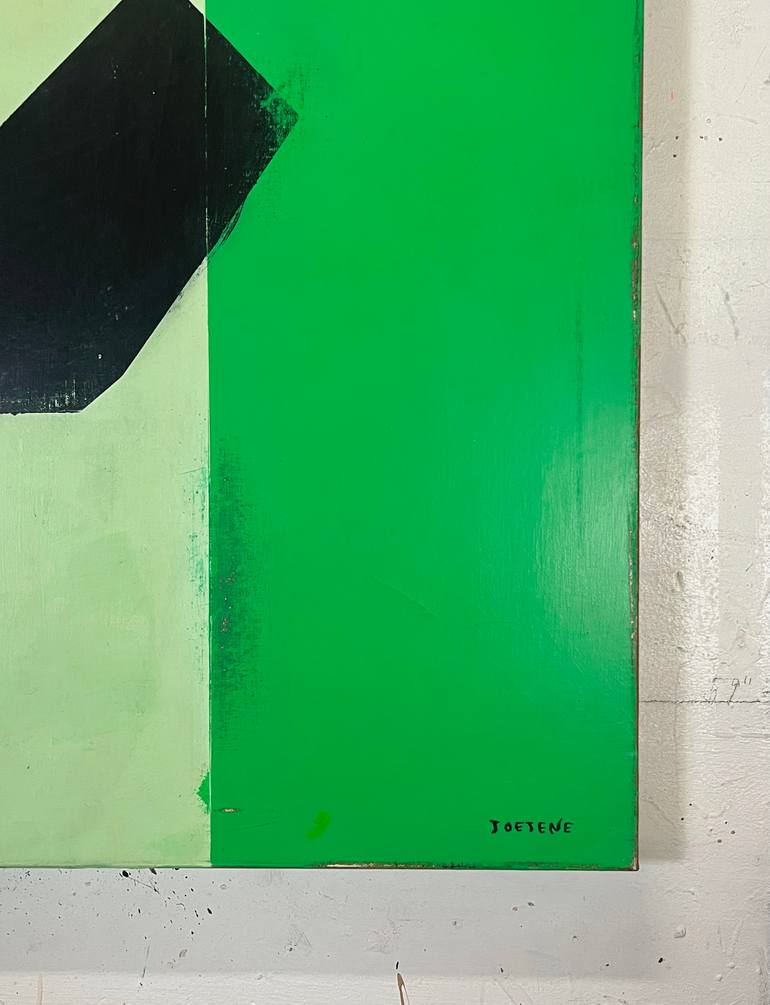Original Abstract Expressionism Abstract Painting by Joejene C Santos