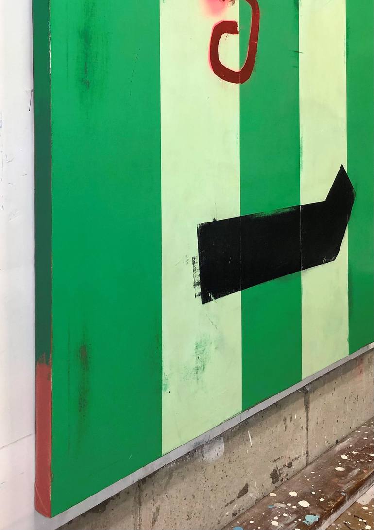 Original Abstract Expressionism Abstract Painting by Joejene C Santos